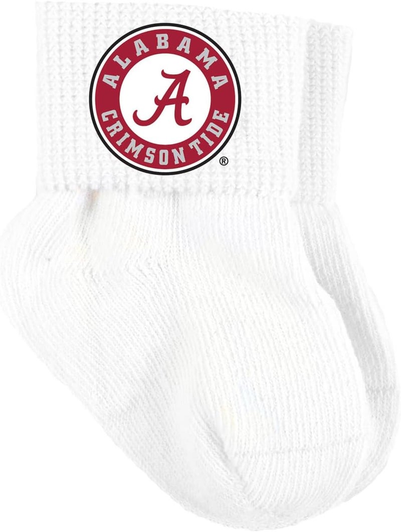 Future Tailgater Alabama Crimson Tide Officilly Licensed Baby Socks - Image 1
